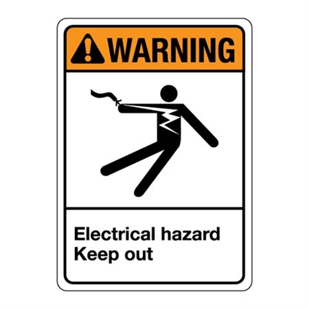 ANSI Electrical Hazard Keep Out Sign